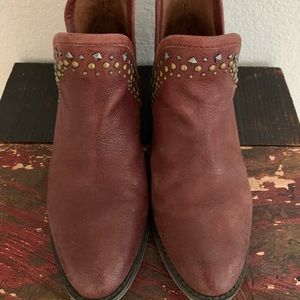 Lucky Brand Studded Ankle Booties